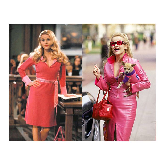Ok, a Elle Woods (Reese Witherspoon), de &quot;Legalmente Loira&quot;, pega um pouquinho pesado no rosa. Mas personalidade é o que não falta!