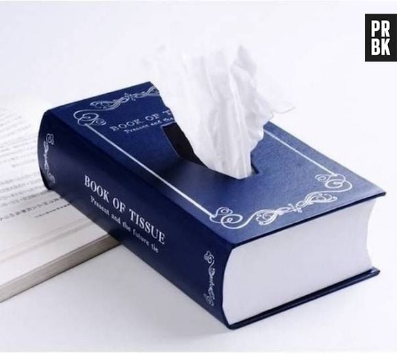 Se o livro de fizer chorar, pegue um lenço nessa caixinha maravilhosa!
