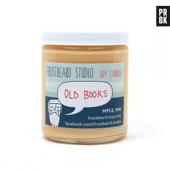 Vela com cheiro de livro antigo? Quero!