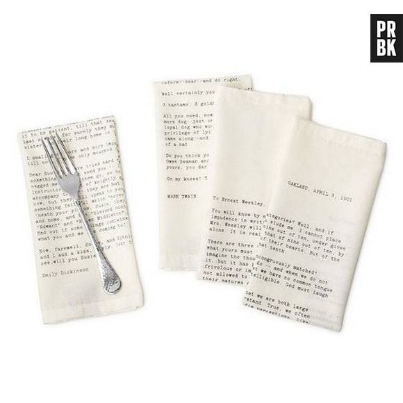 Como ninguém nunca pensou em fazer guardanapos desses antes?