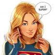 Não é uma fofa essa Supergirl?