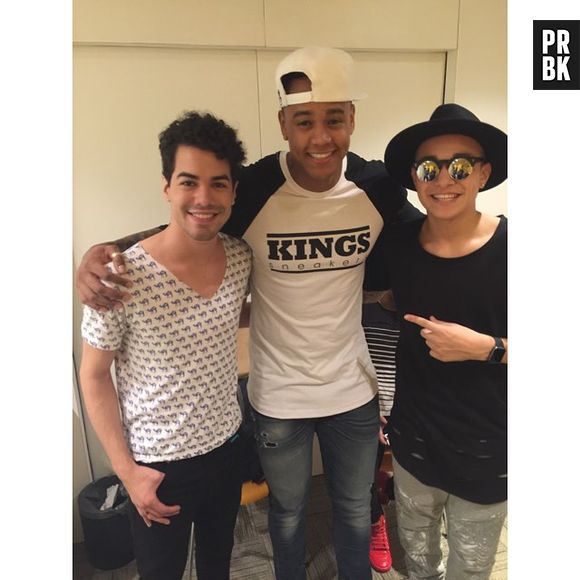 Sam Alves e MC Gui gravam "Altas Horas" juntos
