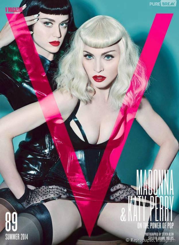 Katy Perry e Madonna já apareceram juntas algumas vezes nos últimos anos