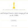 "The Random Oscar Winner Generator" cria roteiros loucos