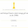 "The Random Oscar Winner Generator" cria roteiros loucos