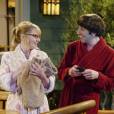 Bernadette (Melissa Rauch) está grávida de Howard (Simon Helberg) em "The Big Bang Theory"