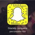 Graciely Junqueira, a Chloe de "Cúmplices de Um Resgate", também está no Snapchat! Siga a gatinha