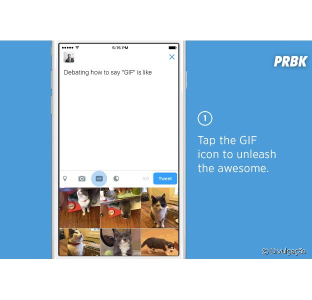 Twitter vai acrescentar botão exclusivo para colocar GIFs nas postagens!