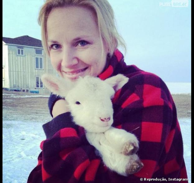 Se você prefere animais fofinhos, pode usar ovelhinha na sua felfie