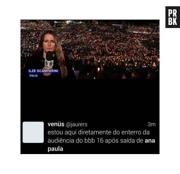 No "BBB16", fãs da Ana Paula comentam desclassificação do programa
