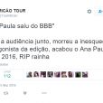 No "BBB16", Ana Paula vira meme nas redes sociais após ter sido desclassificada!