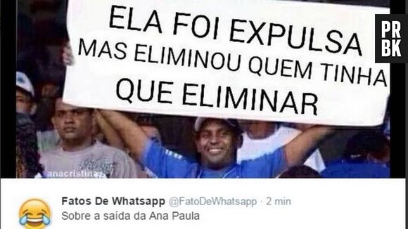 No "BBB16", fãs de Ana Paula se manifestaram nas redes sociais após desclassificação