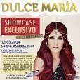 A cantora Dulce Maria explicou que seu show no Brasil será algo muito íntimo