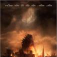 Cartaz do filme "Godzilla" que estreia em maio no Brasil