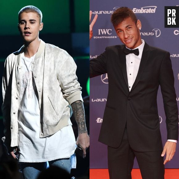 Justin Bieber e Neymar aparecem juntos em vídeo no Instagram