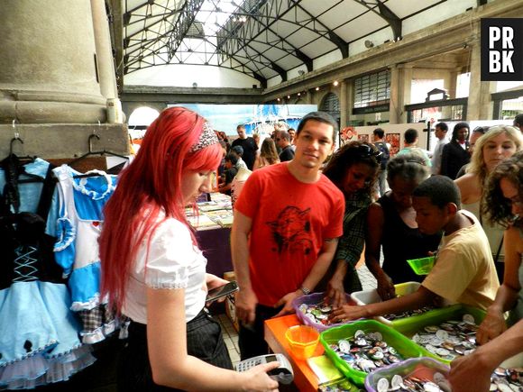 Mari Dertoni em evento no Rio de Janeiro com participação da marca Cogumelo Corp.