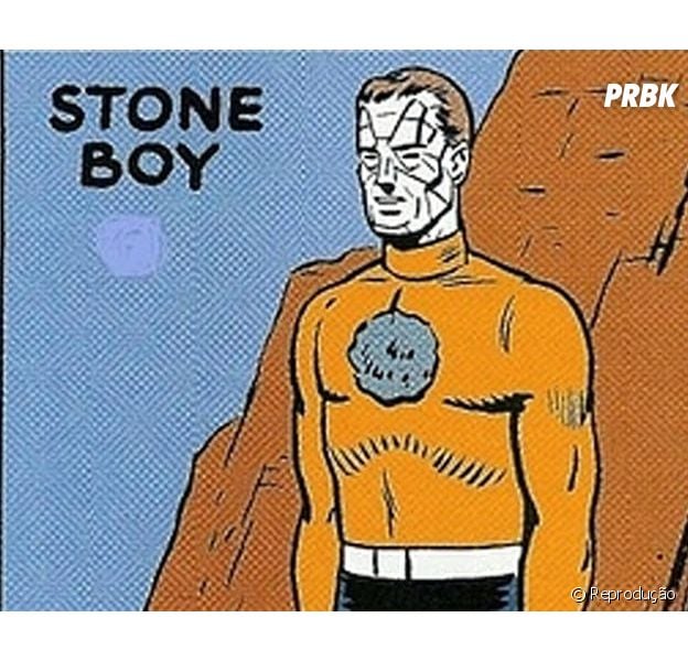 Garoto Pedra tem a capacidade de virar pedra. Pode parecer útil, mas ele só consegue ficar parado e fazer mais nada