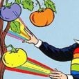 O Color Kid consegue colorir e mudar a cor da coisas. Serve para ser professor do jardim de infância, né?