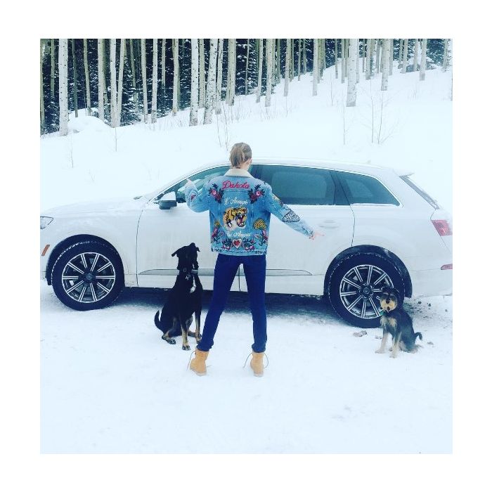 Até o carro de Dakota Johnson, de &quot;Cinquenta Tons de Cinza&quot;, foi parar no Instagram da atriz!