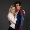 O gato Andrew Garfield, disse que só quis agradar uma pessoa com o uniforme de Homem-Aranha: "A Emma (Stone) aprovou!"