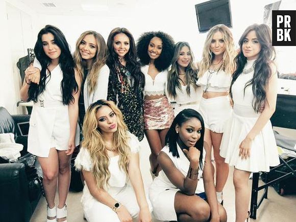 Little Mix mostra interesse em fazer parceria com Fifth Harmony: "Seria uma bateção de cabelo"