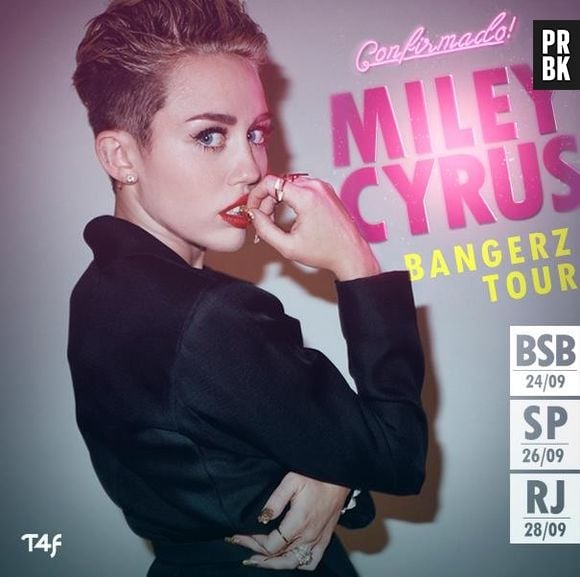 Empresa de eventos divulga datas e locais do show de Miley Cyrus no Brasil