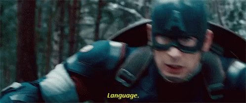 Chris Evans é Capitão América, o Vigilante do Palavrão em "Os Vingadores: A Era de Ultron"