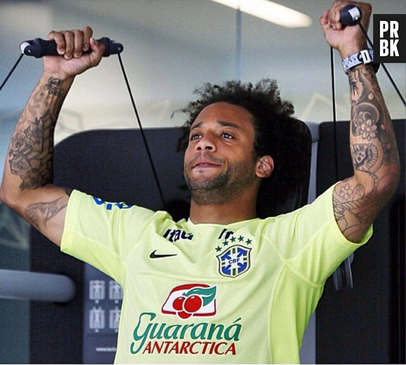 Marcelo também da Seleção do Brasil tem tatuagens