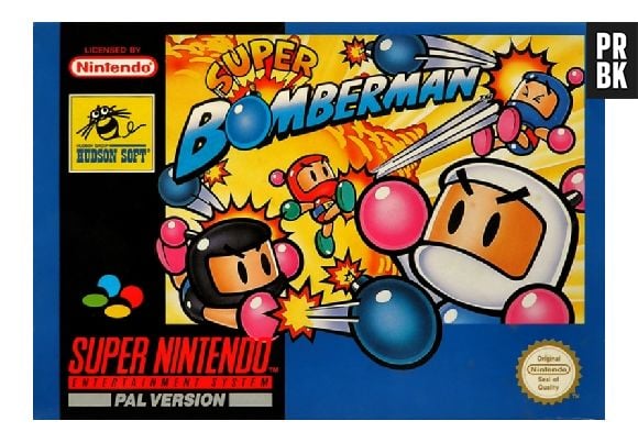 Exploda tudo no clássico game "Bomberman"