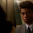  Chadwick Boseman interpreta o m&uacute;sico James Brown na cinebiografia "Get on up" 
