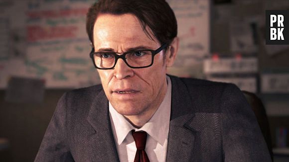 Willem Dafoe como o cientista Nathan em Beyond: Two Souls