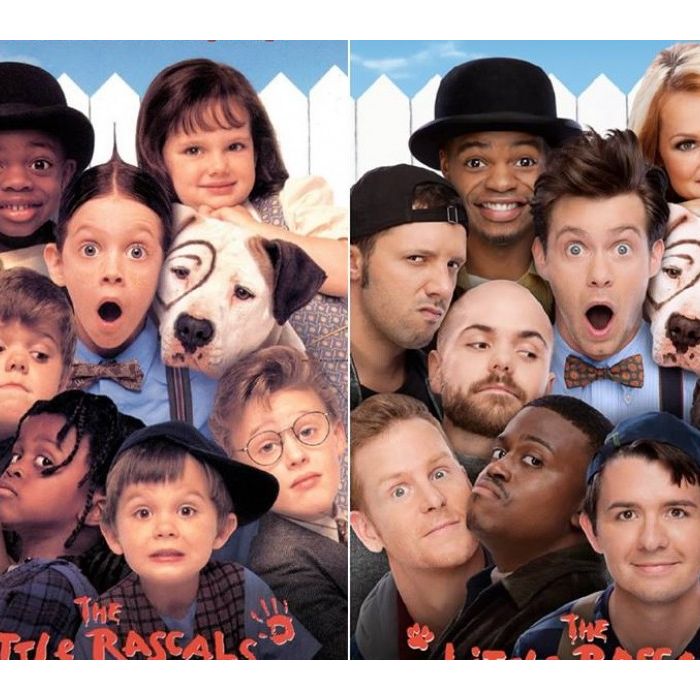 O antes e depois: Todos juntos no cartaz principal de &quot;Os Batutinhas&quot;