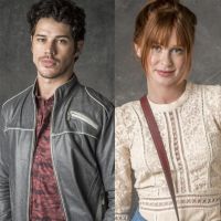 Em "O Sétimo Guardião", Luz é surpreendida por beijo roubado de Júnior e fica balançada