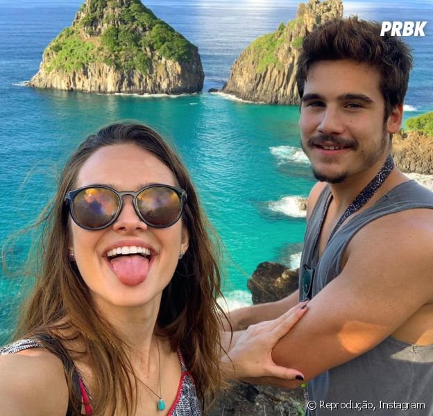 Juliana Paiva e Nicolas Prattes estão belíssimos em Fernando de Noronha e os dois não podiam ser mais relationship goals!
