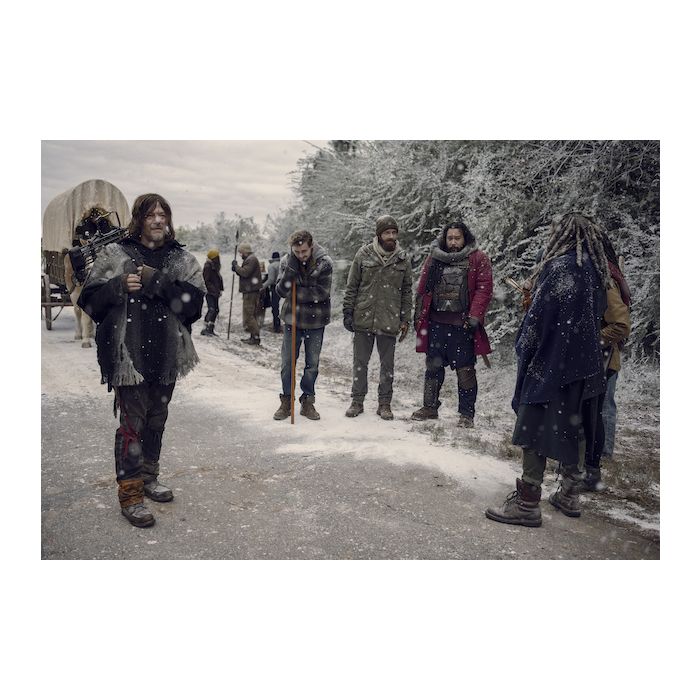 Em &quot;The Walking Dead&quot;, grupo procura sobrevivência fora da comunidade durante nevasca