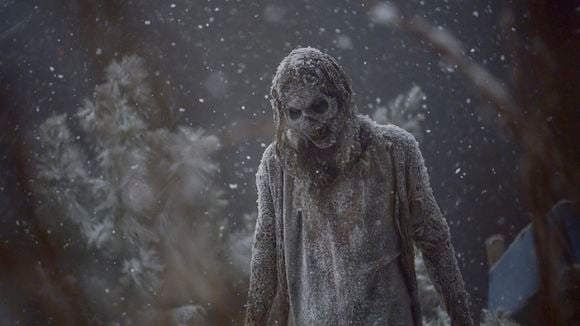 Morte impactante? Vilão? Que nada, a neve foi o maior desafio em "The Walking Dead"!