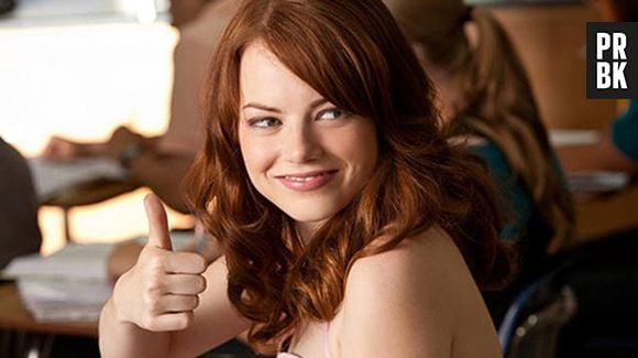 Emma Stone também já teve os cabelos vermelhos