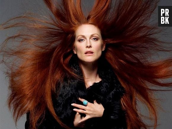 Julianne Moore já teve vários tons de ruivo em seus cabelos