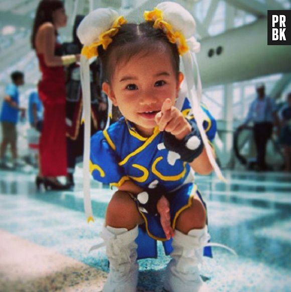 Olha que gracinha a pequena Chun-Li!