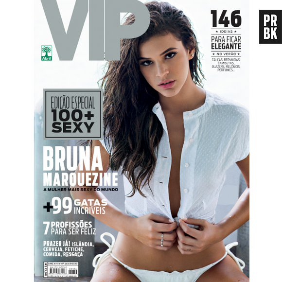 Bruna Marquezine estampa a capa da edição de novembro da revista VIP