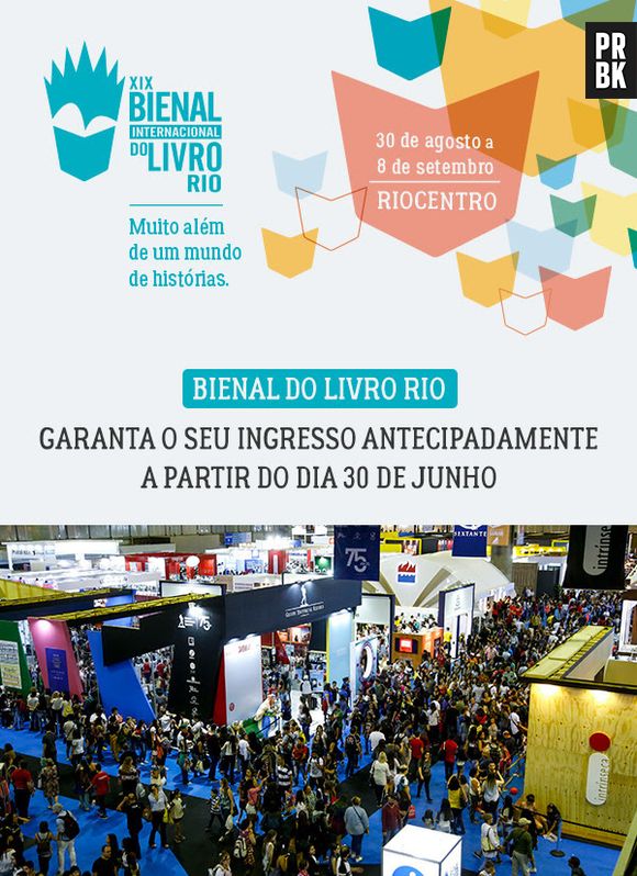 Confira as informações sobre os ingressos da Bienal do Livro 2019