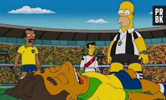 No caso mais recente, "Os Simpsons" previram a derrota do Brasil para a Alemanha e a Lesão de Neymar, chamado de "El Divo" no episódio