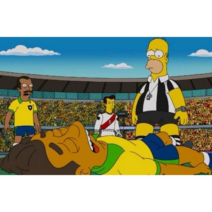 No caso mais recente, &quot;Os Simpsons&quot; previram a derrota do Brasil para a Alemanha e a Lesão de Neymar, chamado de &quot;El Divo&quot; no episódio