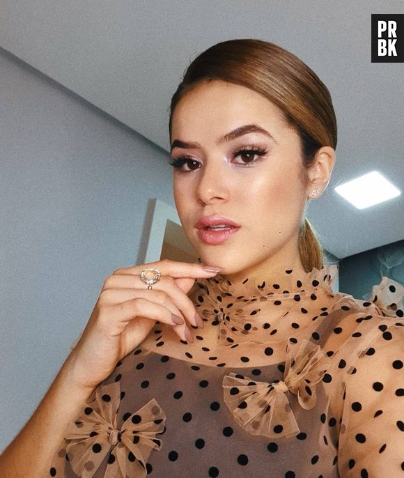 Maisa mostra cabelo durante transição capilar