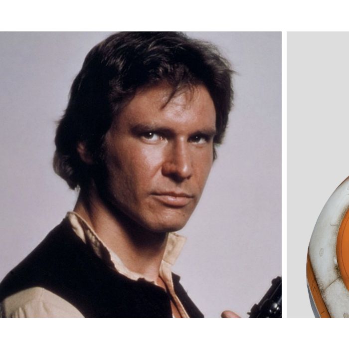 &quot;Star Wars&quot;: Han Solo (Harrison Ford) e BB-8 podem te representar!