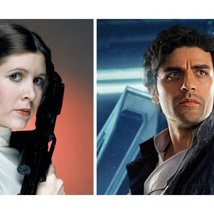 &quot;Star Wars&quot;: ou será que você é uma mistura de Princesa Leia (Carrie Fisher) e Poe Dameron (Oscar Isaac)?
