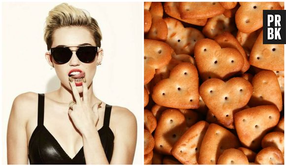 Miley Cyrus só não consegue ser mais polêmica que esses biscoitos, ou seriam eles bolachas?!