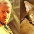  De "Game of Thrones", Jorah Mormont (Iain Glen) e seu irm&atilde;o g&ecirc;meo felino 