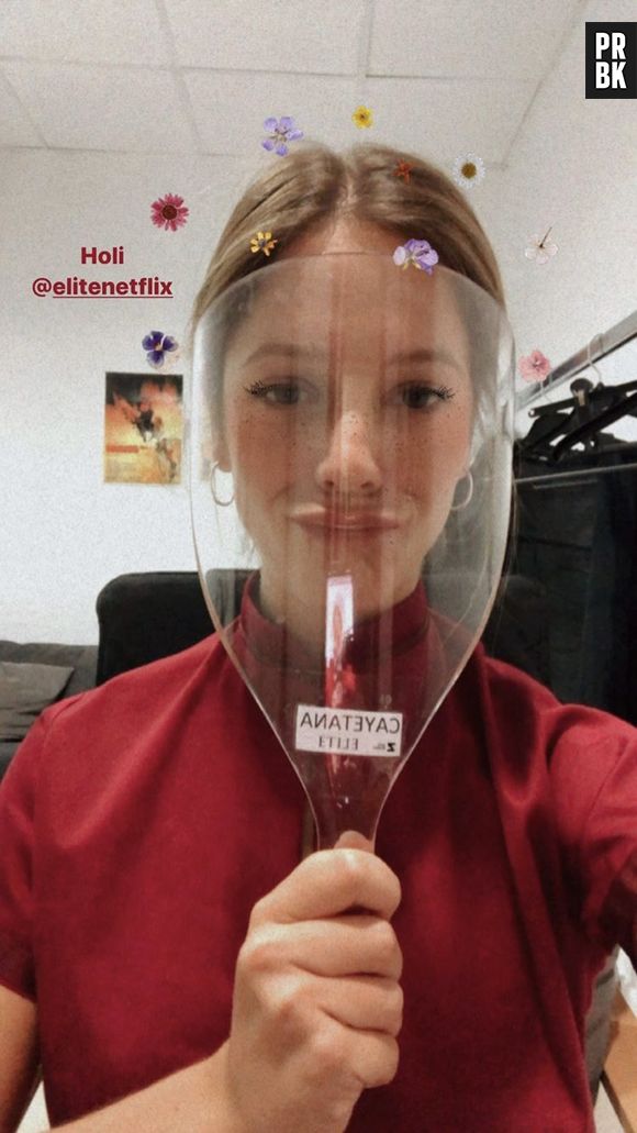 "Elite": Georgina Amorós aparece em camarim durante as gravações da 4ª temporada