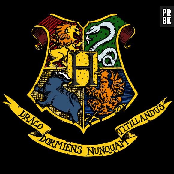 O brasão de Hogwarts em "Harry Potter" juntava todas os brasões das casas!